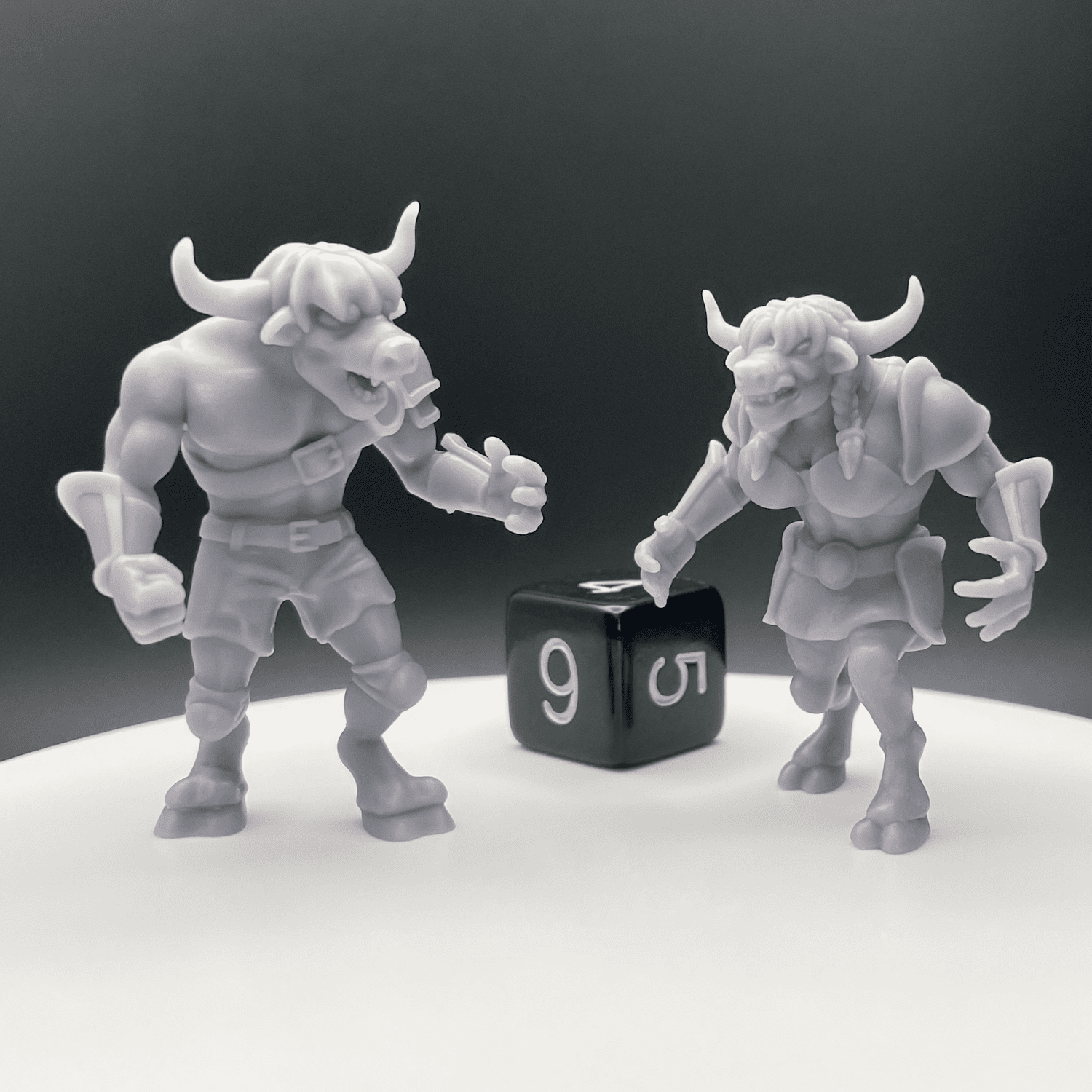 Simple minotaur miniatures — Omega Creations